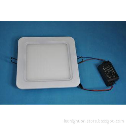 7 Inch, Milky White Frame Ultra Slim 12W 180mm Square LED C